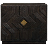 Faulkner 3 Drawer Chest, Dark Natural-Furniture - Storage-High Fashion Home
