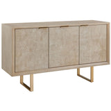Maeva 3 Door Cabinet, Light Natural-Furniture - Storage-High Fashion Home