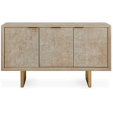 Maeva 3 Door Cabinet, Light Natural-Furniture - Storage-High Fashion Home