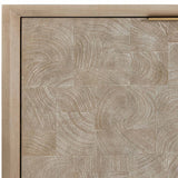 Maeva 3 Door Cabinet, Light Natural-Furniture - Storage-High Fashion Home