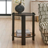 Hanson Side Table, Bronze-Furniture - Accent Tables-High Fashion Home