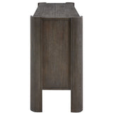 Drury 2 Door Cabinet, Dark Gray Ceruse-Furniture - Storage-High Fashion Home