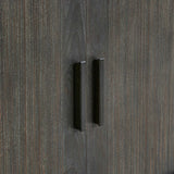 Drury 2 Door Cabinet, Dark Gray Ceruse-Furniture - Storage-High Fashion Home