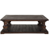 Stratford Coffee Table, Walnut-Furniture - Accent Tables-High Fashion Home