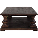 Stratford Coffee Table, Walnut-Furniture - Accent Tables-High Fashion Home