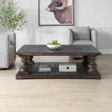 Stratford Coffee Table, Walnut-Furniture - Accent Tables-High Fashion Home