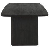 Kirin Dining Table, Black-Furniture - Dining-High Fashion Home
