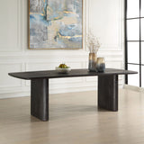 Kirin Dining Table, Black-Furniture - Dining-High Fashion Home