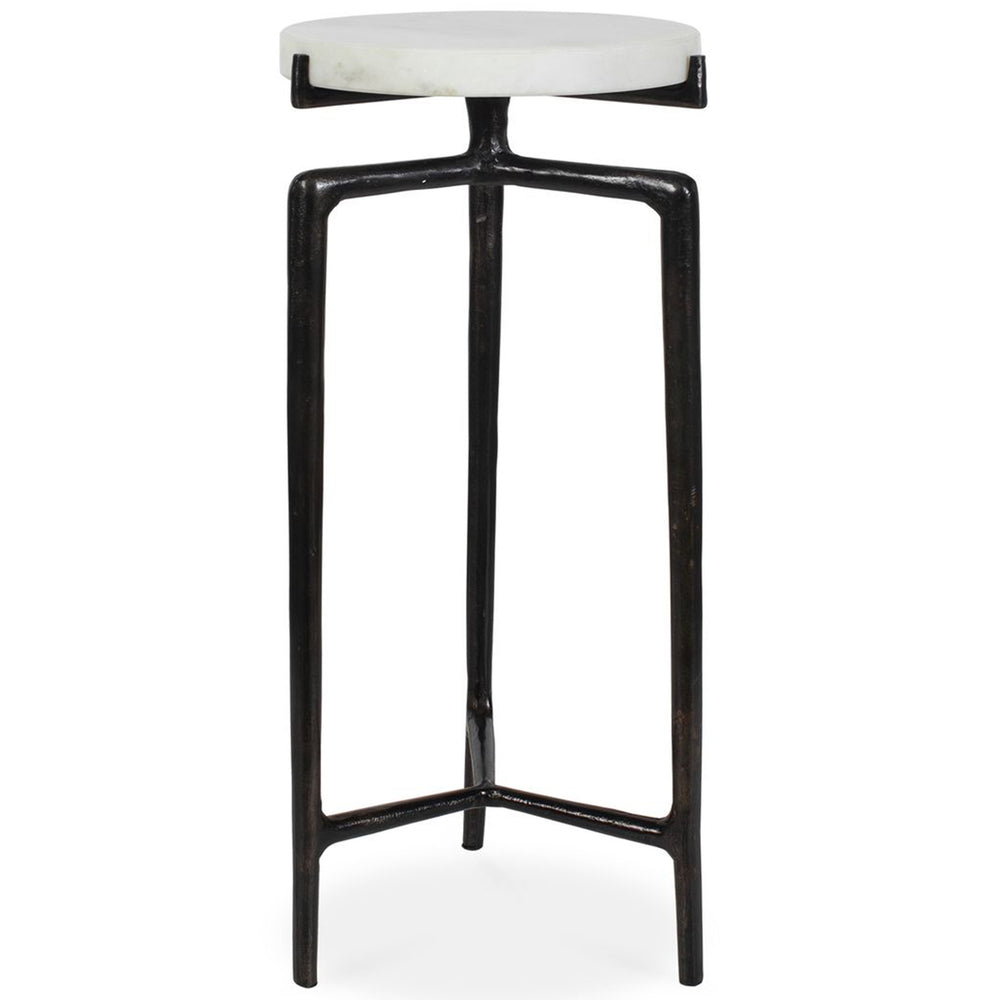 Tobias Drink Table, Dark Bronze-Furniture - Accent Tables-High Fashion Home