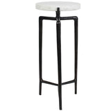 Tobias Drink Table, Dark Bronze-Furniture - Accent Tables-High Fashion Home