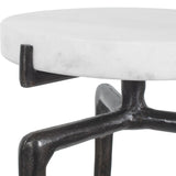 Tobias Drink Table, Dark Bronze-Furniture - Accent Tables-High Fashion Home