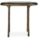 Ata Accent Table, Brass-Furniture - Accent Tables-High Fashion Home