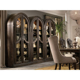 Rhapsody Bunching Curio, Rustic Walnut-Furniture - Storage-High Fashion Home