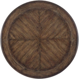 Rhapsody Round Dining Table, Rustic Walnut-Furniture - Dining-High Fashion Home