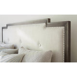 Harmony King Bed, Linen Stone