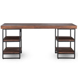 Morella Desk, Natural-Furniture - Office-High Fashion Home