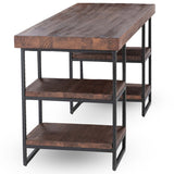 Morella Desk, Natural-Furniture - Office-High Fashion Home