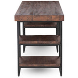 Morella Desk, Natural-Furniture - Office-High Fashion Home