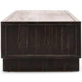 Anton Rectangular Table, Black/Natural-Furniture - Accent Tables-High Fashion Home