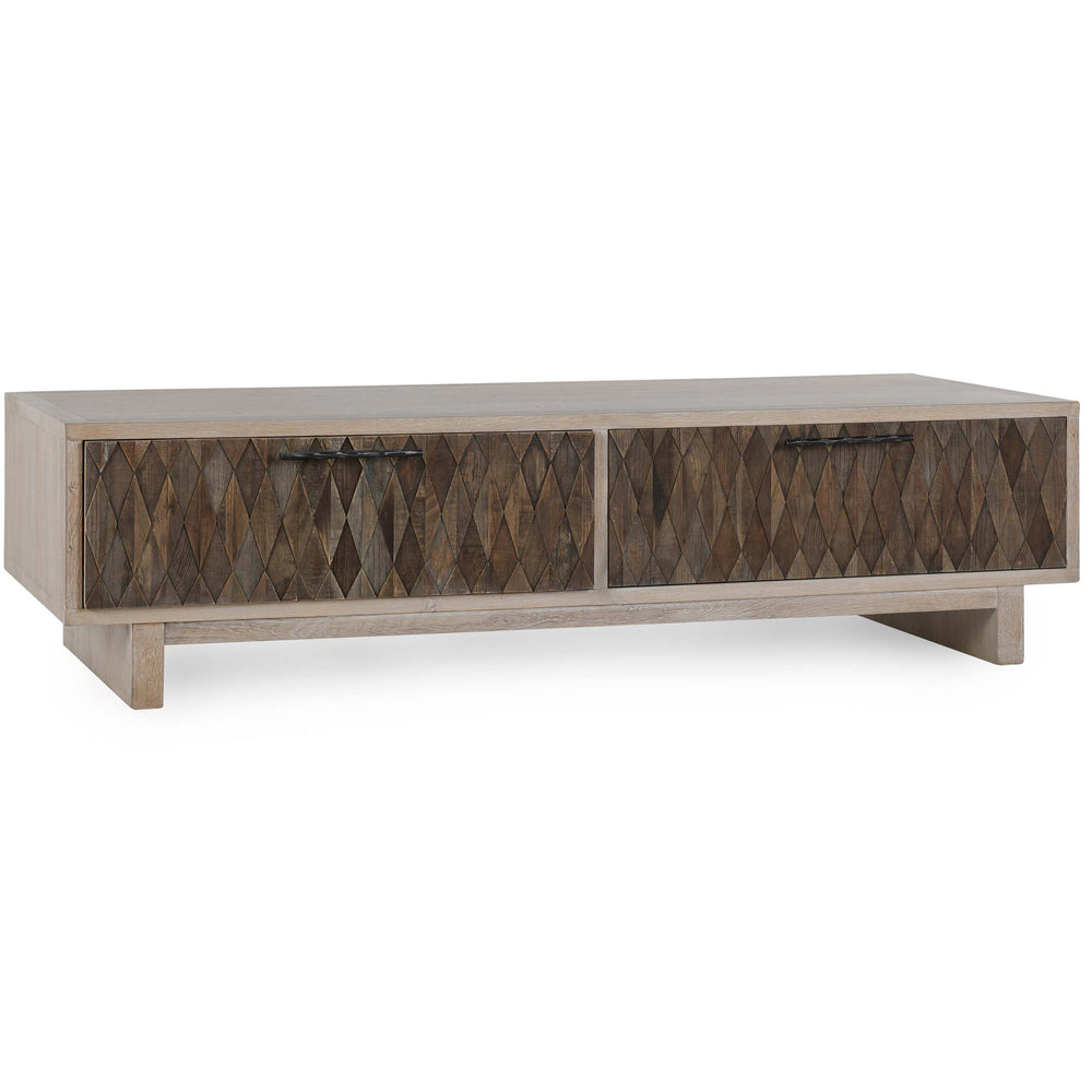 Anton Rectangular Table, Beige/Natural-Furniture - Accent Tables-High Fashion Home