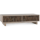 Anton Rectangular Table, Beige/Natural-Furniture - Accent Tables-High Fashion Home