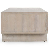 Anton Rectangular Table, Beige/Natural-Furniture - Accent Tables-High Fashion Home
