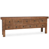 Lahey Console Table, Mission Brown-Furniture - Accent Tables-High Fashion Home
