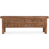 Lahey Console Table, Mission Brown-Furniture - Accent Tables-High Fashion Home
