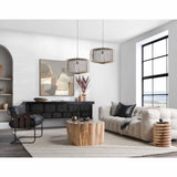 Gala Round End Table, Natural-Furniture - Accent Tables-High Fashion Home