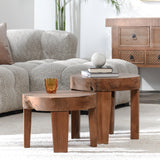 Kariba Accent Table, Natural-Furniture - Accent Tables-High Fashion Home