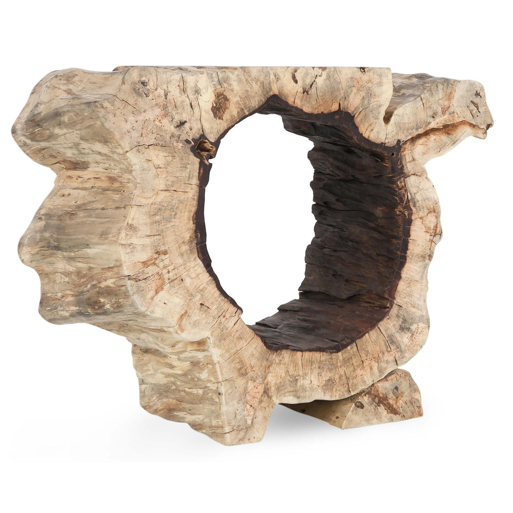 Odette Console Table, Natural-High Fashion Home