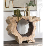 Odette Console Table, Natural-High Fashion Home