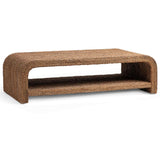Luma Coffee Table, Harvest Abaca