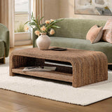 Luma Coffee Table, Harvest Abaca