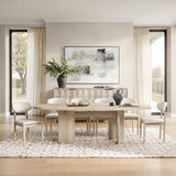 Marcel Dining Table, Soft Ash