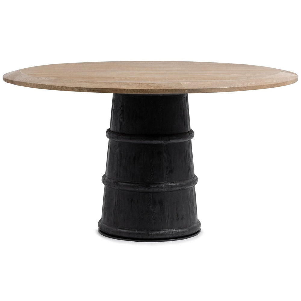 Lunen Round Dining Table, Soft Reef Noir