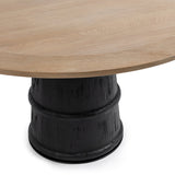 Lunen Round Dining Table, Soft Reef Noir