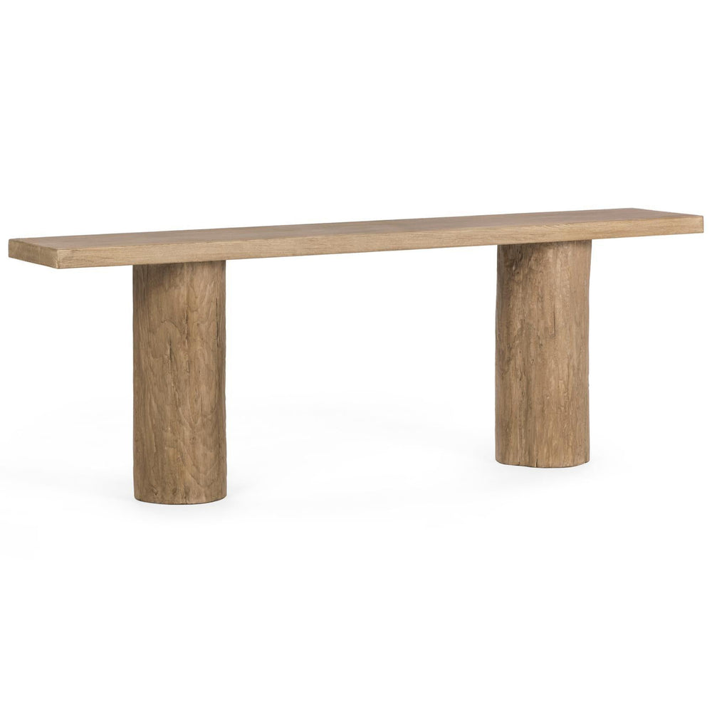 Kaia 64" Console Table, River Sand