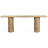 Kaia 64" Console Table, River Sand
