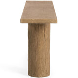 Kaia 64" Console Table, River Sand