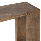 Torrey Console Table, Vintage Brown
