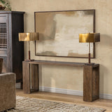 Torrey Console Table, Vintage Brown