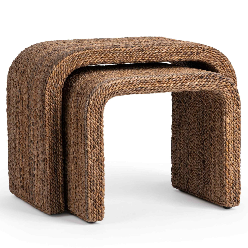 Luma Nesting Tables, Harvest Abaca