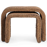 Luma Nesting Tables, Harvest Abaca