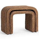 Luma Nesting Tables, Harvest Abaca
