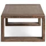 Torrey 60" Coffee Table, Vintage Brown