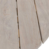 Dawn Outdoor Round Coffee Table, Gray-Furniture - Outdoor-High Fashion Home