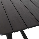 Dawn Outdoor Counter Table, Black-Furniture - Outdoor-High Fashion Home