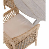 Alameda Outdoor Round Dining Table, Gray-Furniture - Outdoor-High Fashion Home