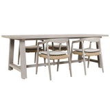 Agnes Outdoor Dining Table, Gray-Furniture - Outdoor-High Fashion Home